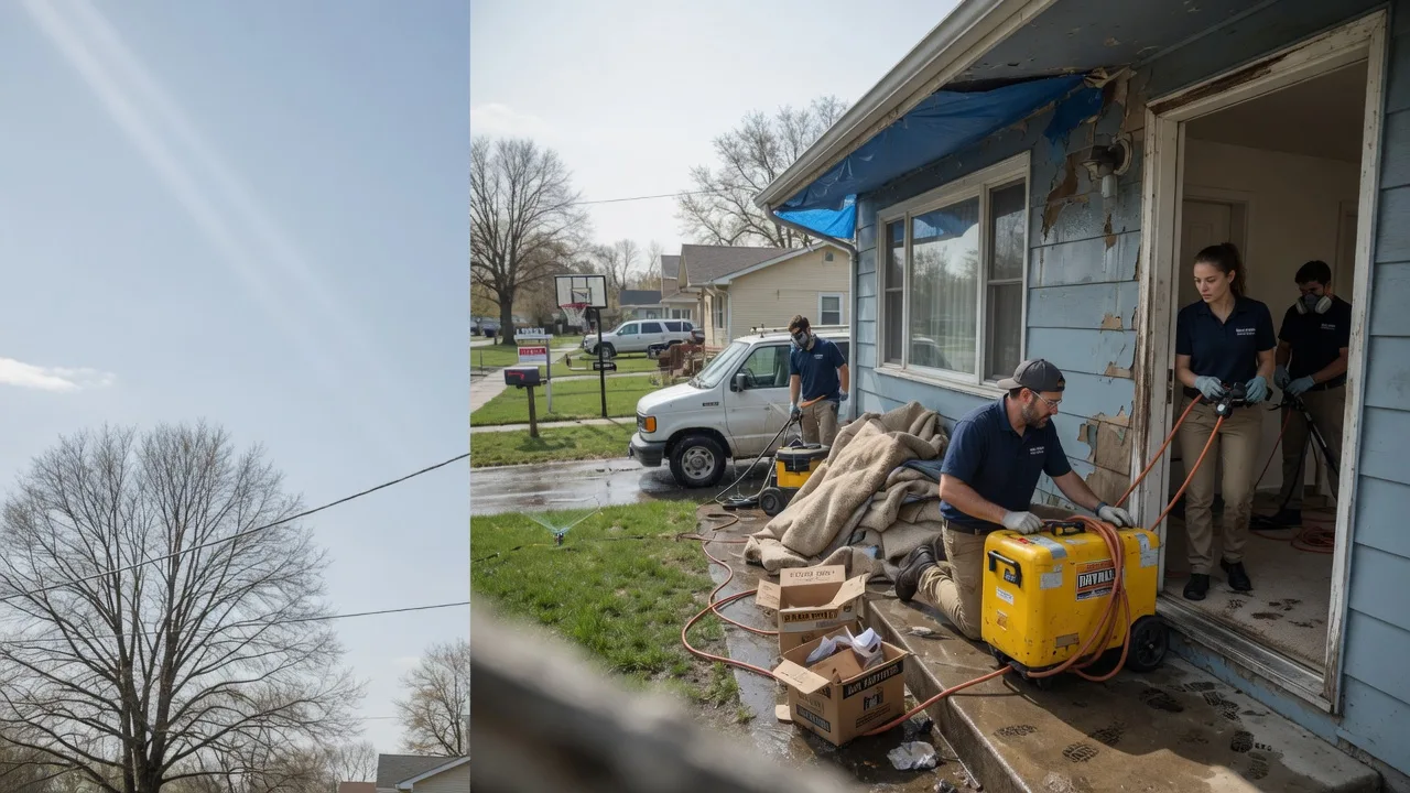 Basement Flood Cleanup in Strang, OK near me